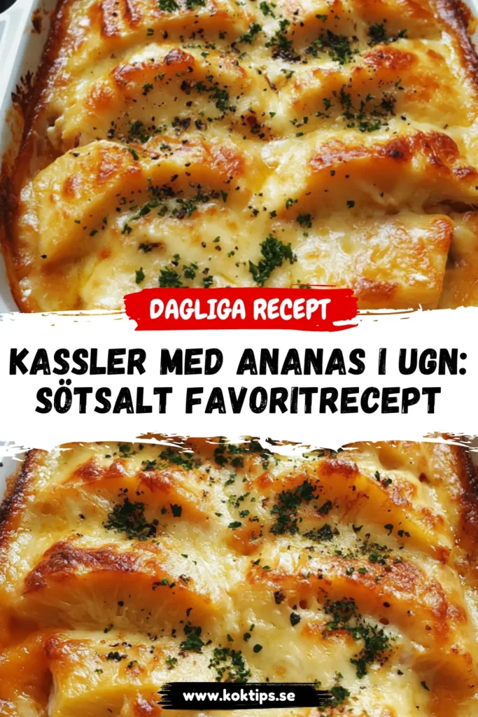 Kassler med ananas