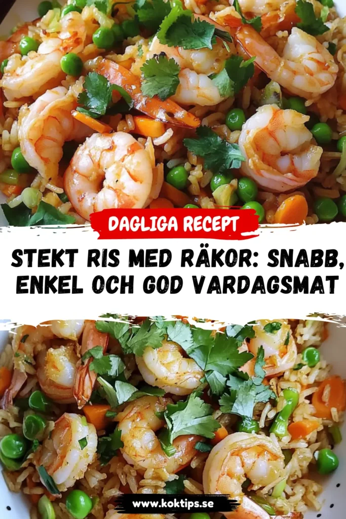 Stekt ris med räkor