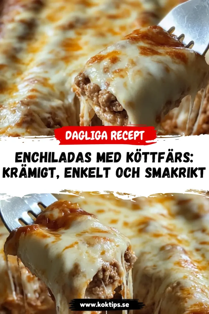 Enchiladas med köttfärs