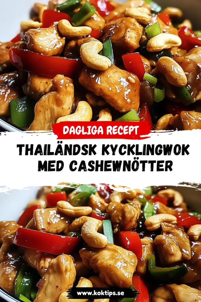 Thailändsk kycklingwok