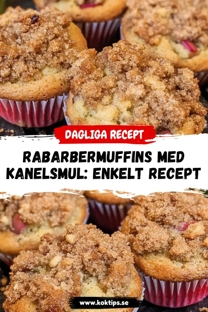 Rabarbermuffins