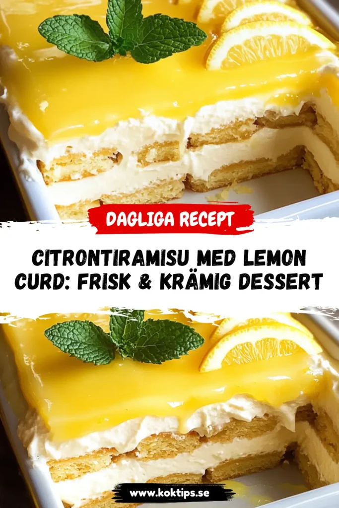 Citrontiramisu