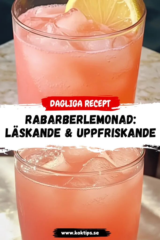 Rabarberlemonad