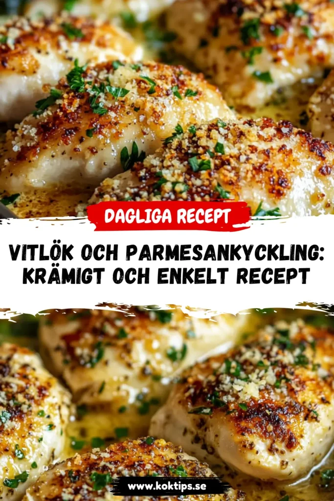 Vitlök och parmesankyckling
