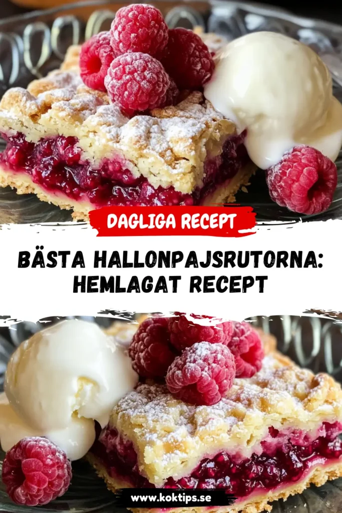 Hallonpajsrutor