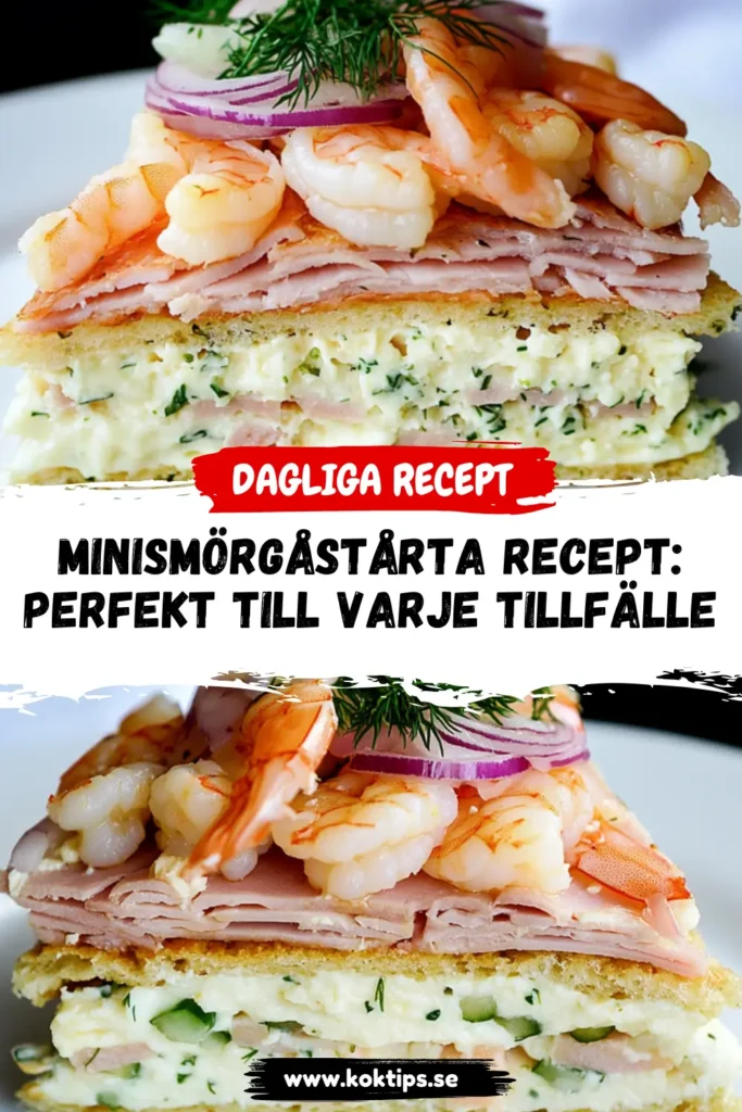 Minismörgåstårta