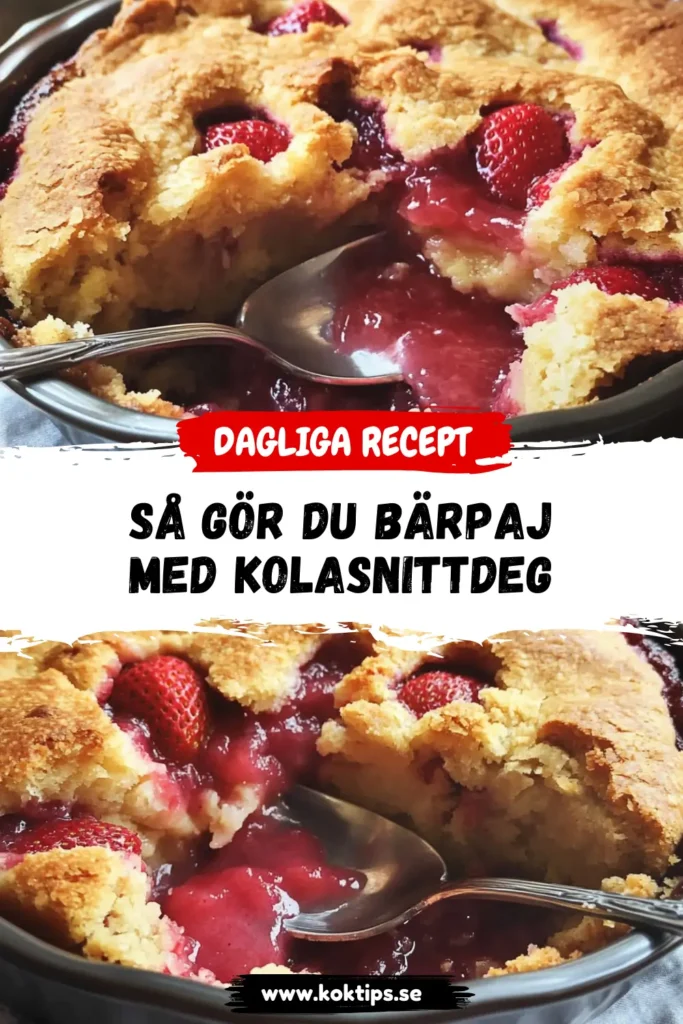 Bärpaj Med Kolasnittdeg