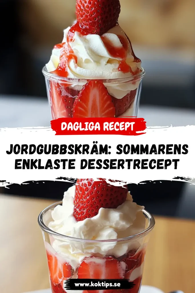 Jordgubbskräm