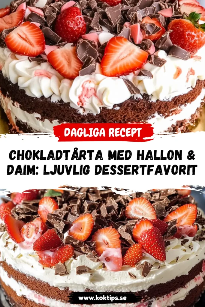 Chokladtårta med hallon