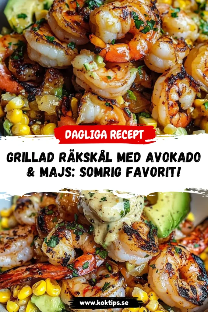 Grillad räkskål