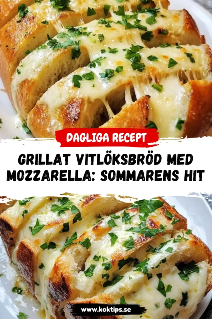 Grillat vitlöksbröd