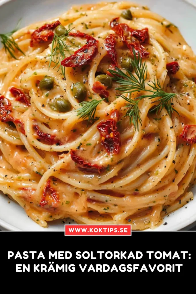 Pasta med soltorkad tomat