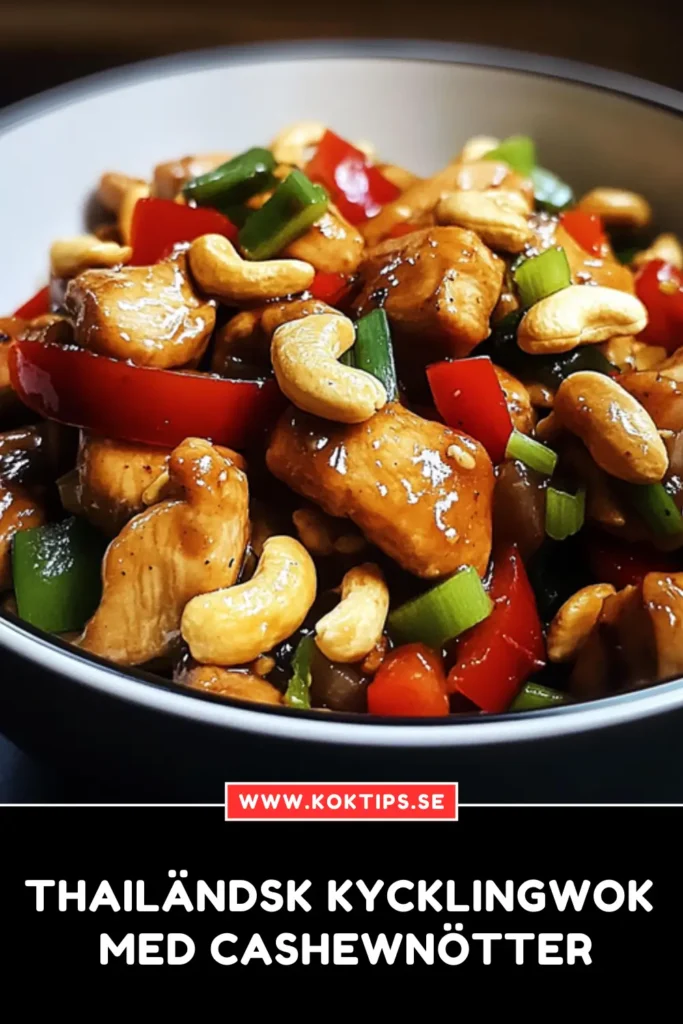 Thailändsk kycklingwok