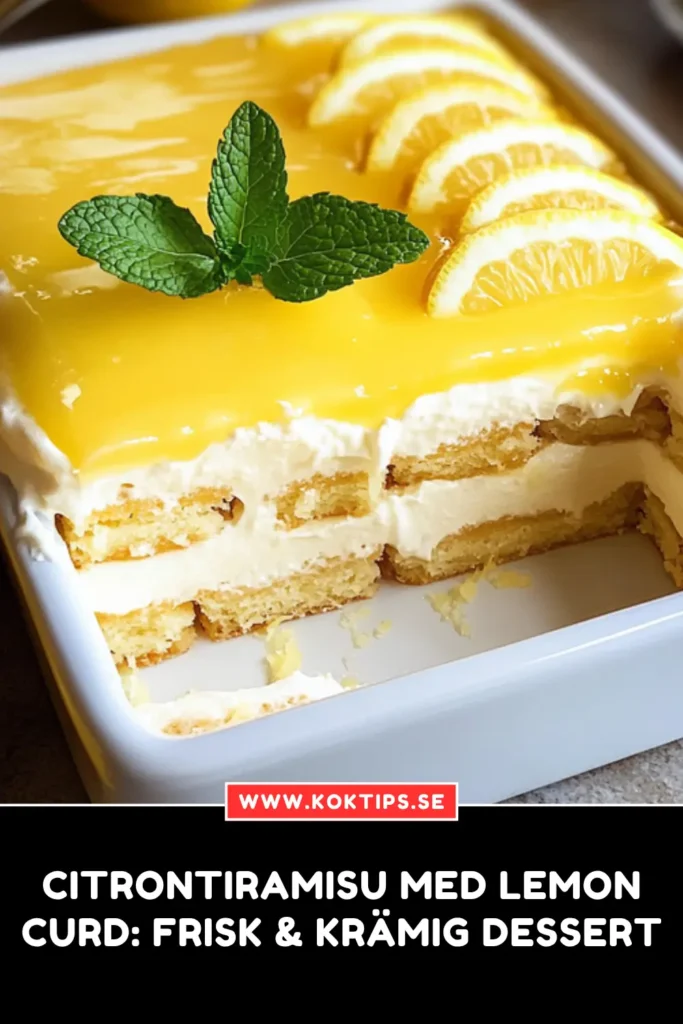 Citrontiramisu