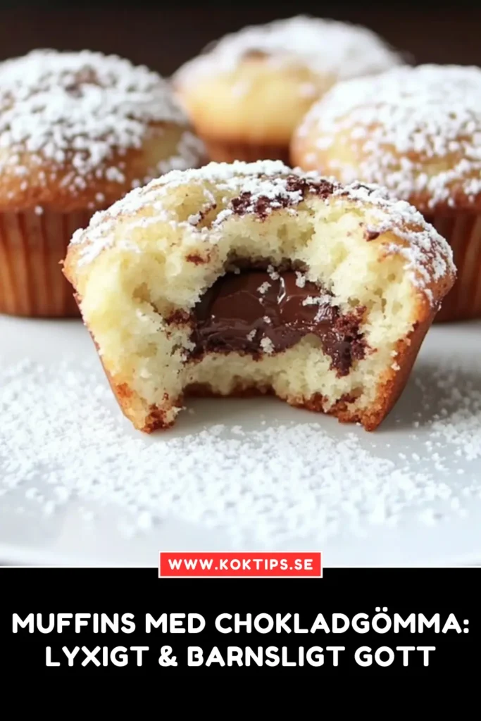 Muffins med chokladgömma