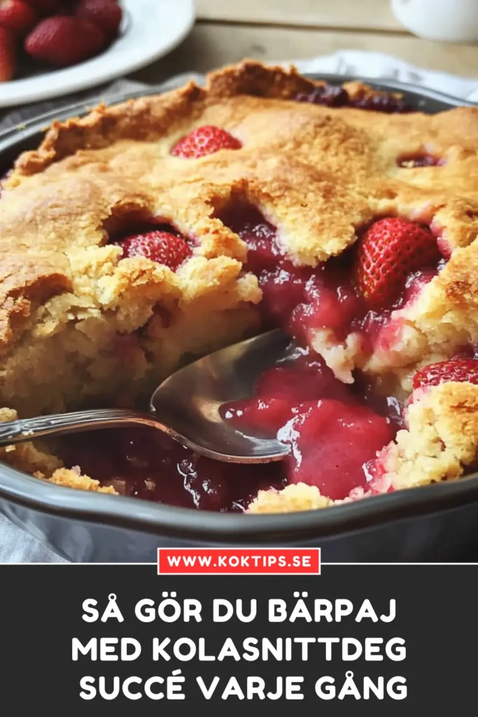 Bärpaj Med Kolasnittdeg