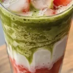Isad Jordgubbs Matcha Latte