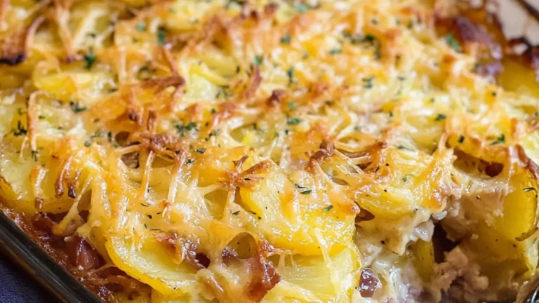 Krämig kasslergratäng med potatis