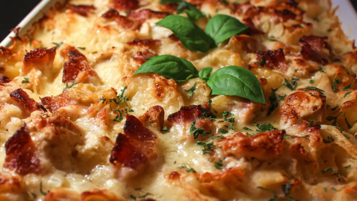 Saftig Kyckling och Bacongratäng: Garanterat Succé