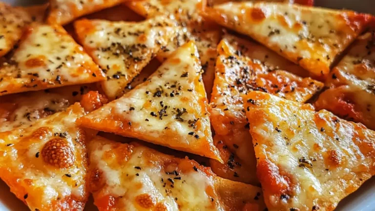 Krispiga pizzachips