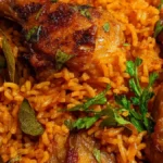 Västafrikansk Jollof Rice med kyckling