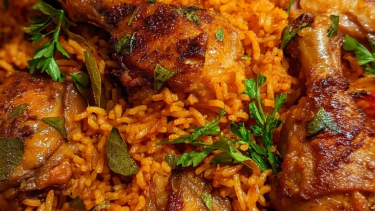 Västafrikansk Jollof Rice med kyckling