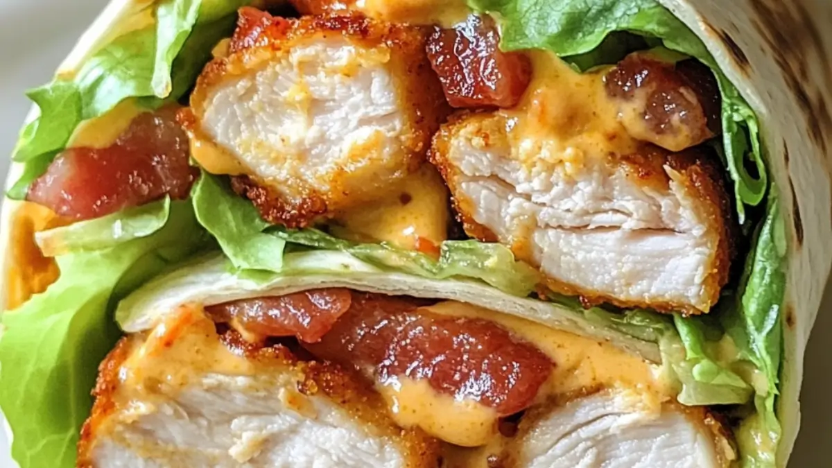 kyckling bacon ranch-wrap