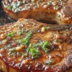 Fläskkotletter med Vitlök och Farinsocker