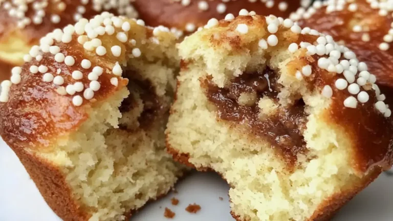 Hastbullar med kanelfyllning