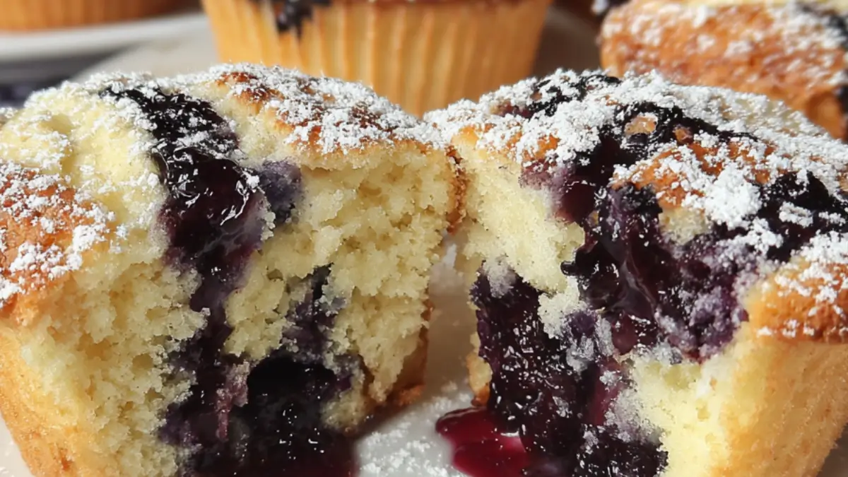 Blåbärsmuffins