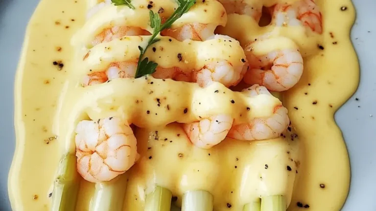 Vita sparris med hollandaise