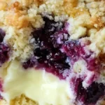 blåbärsmuffins med cheesecakefyllning