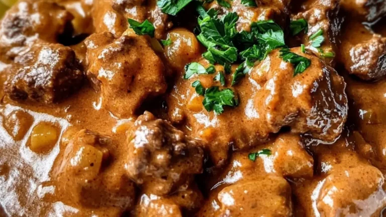 Krämig tysk gulasch