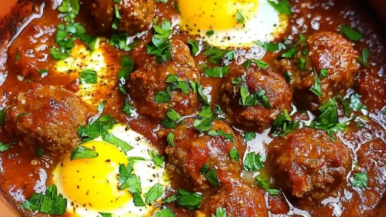 Marockansk köttbulle tagine