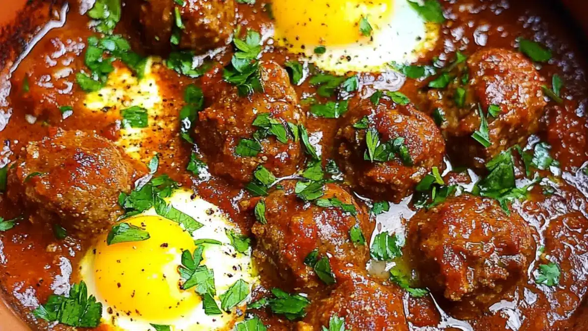 Marockansk köttbulle tagine