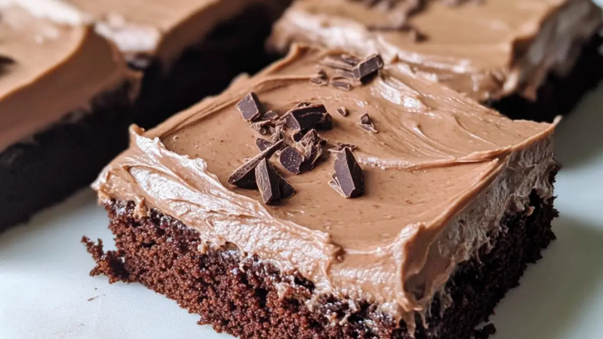 Chokladkaka Med Mjölkchokladfrosting