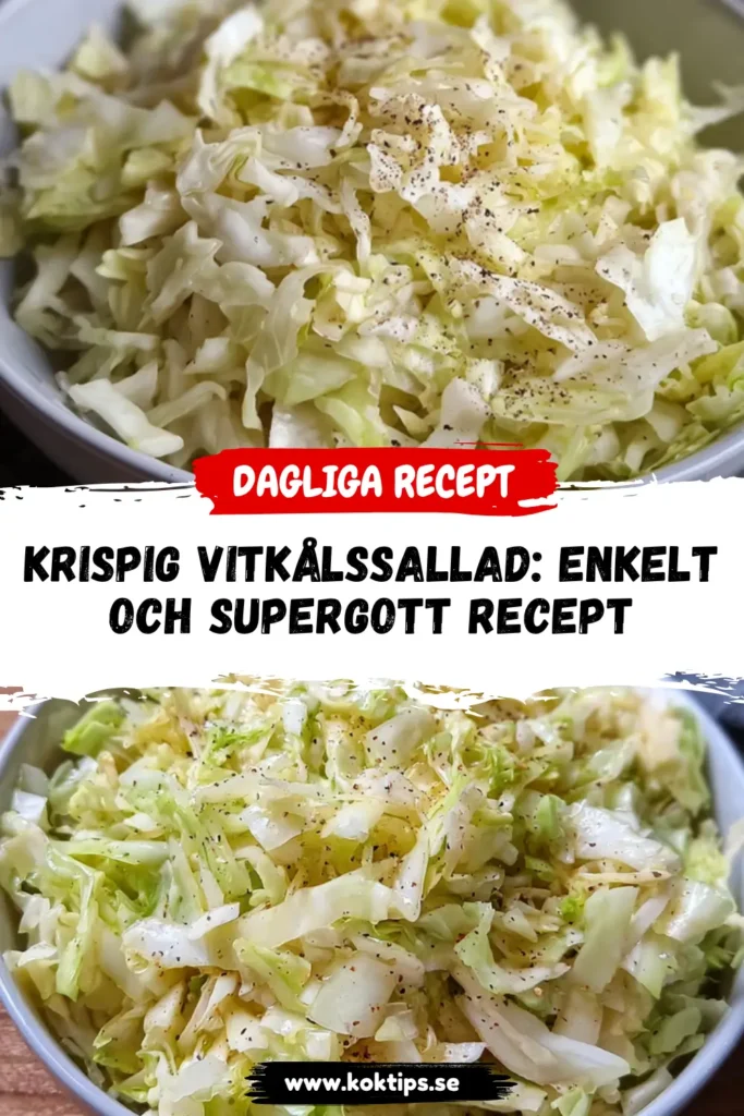 Vitkålssallad