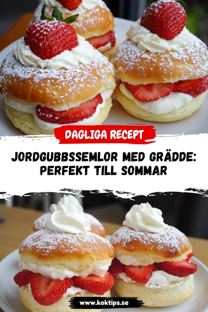 Jordgubbssemlor