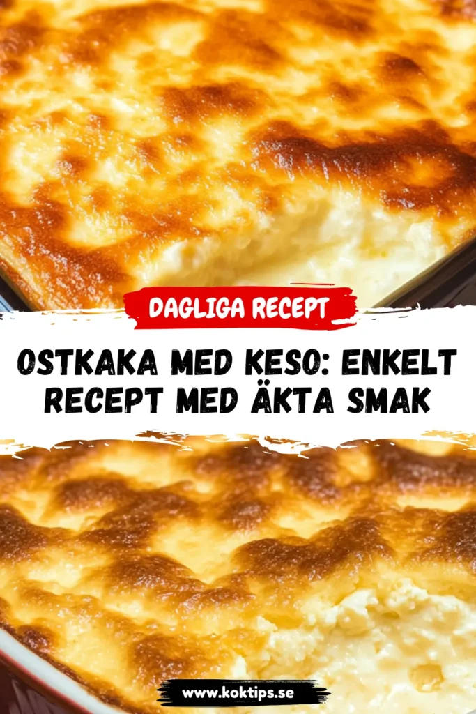 Ostkaka med keso