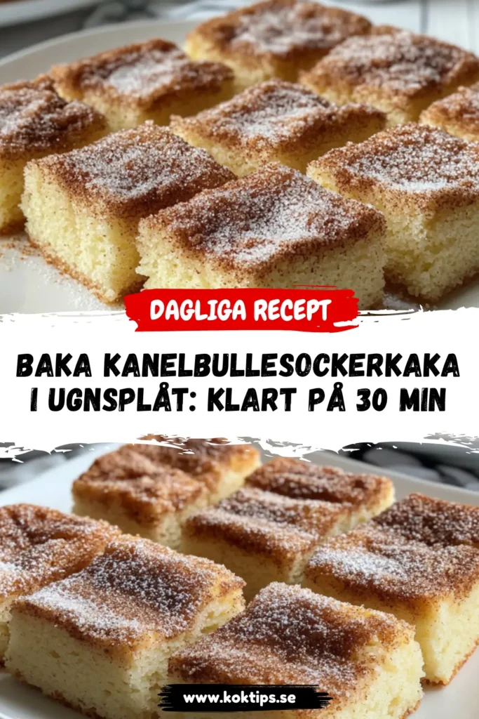 Kanelbullesockerkaka