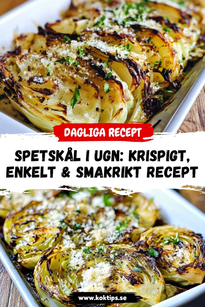 Spetskål i ugn