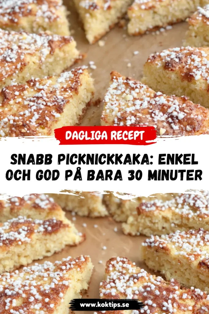 Snabb picknickkaka