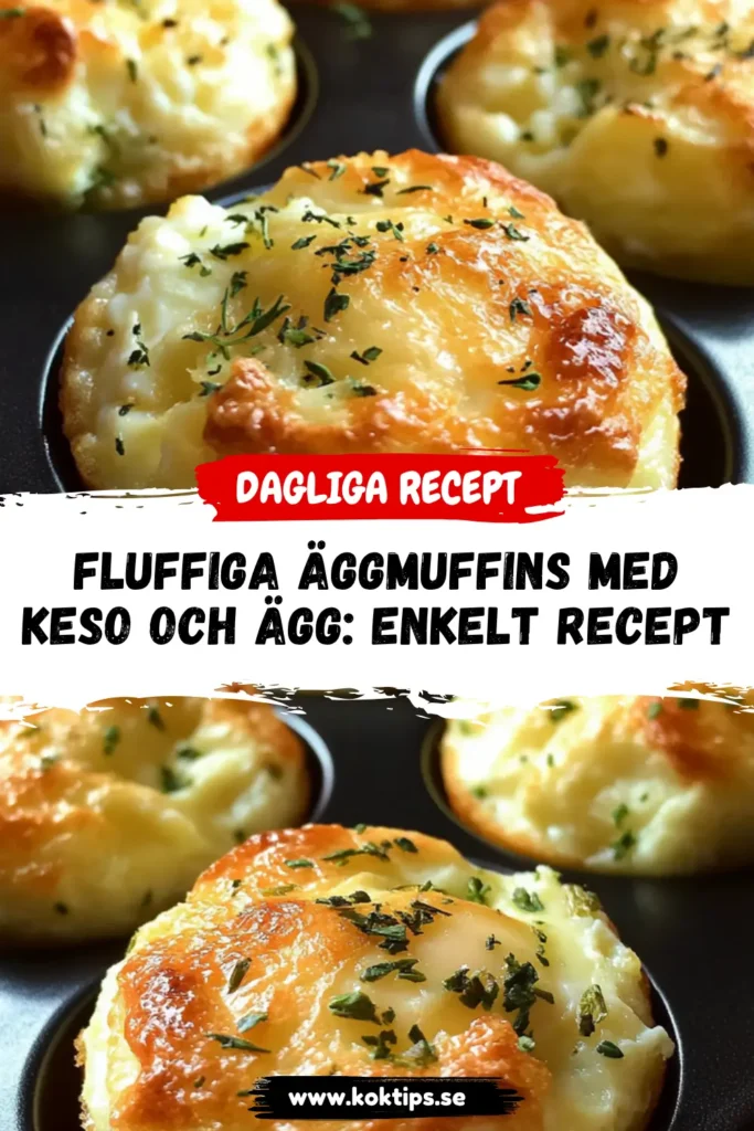 Fluffiga äggmuffins