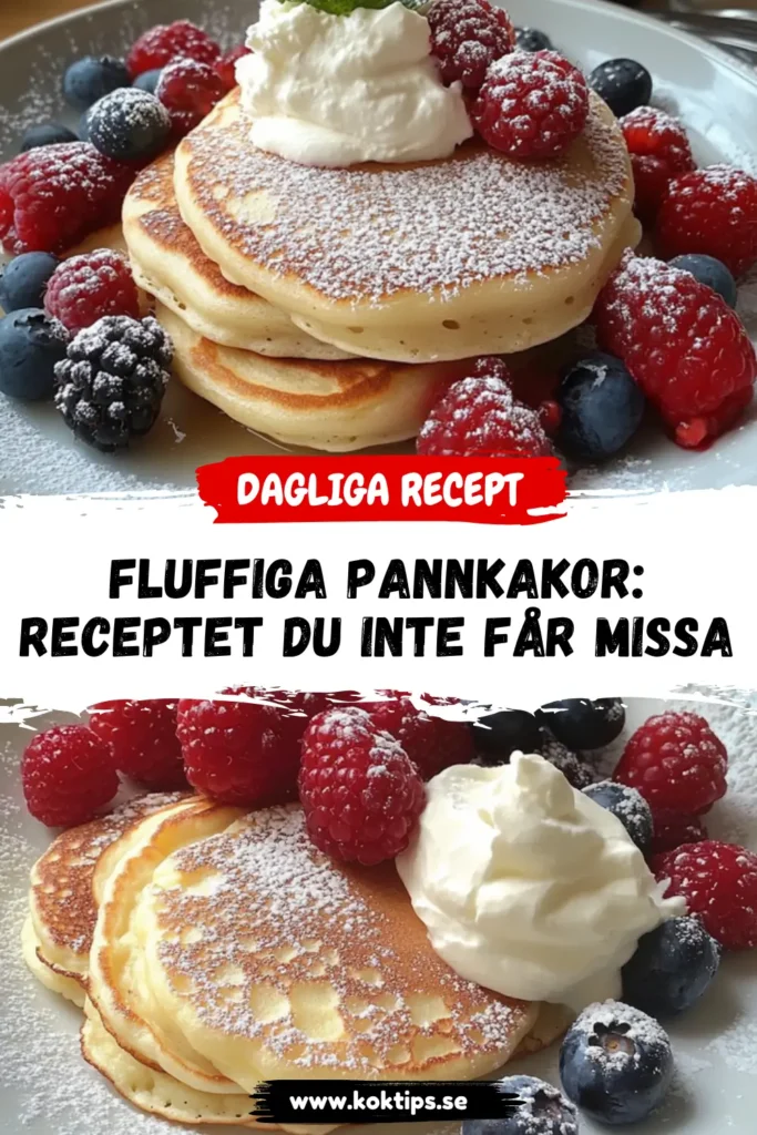 Fluffiga pannkakor