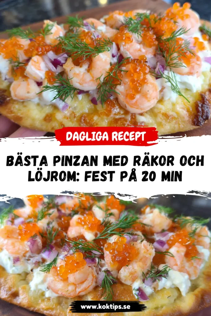 pinzan med räkor och löjrom