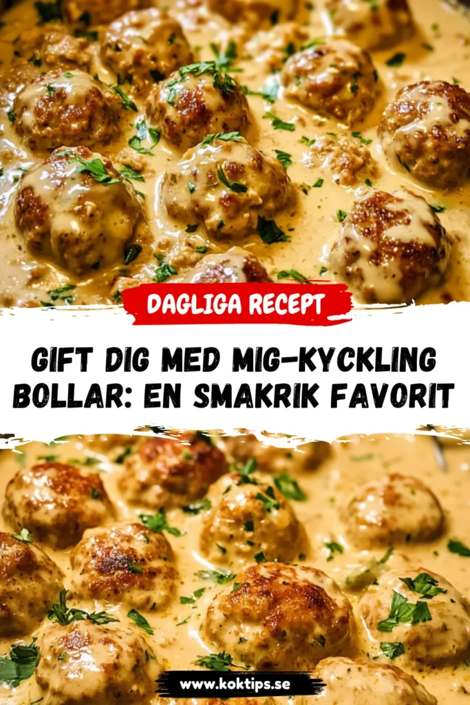 Gift dig med mig kycklingbollar