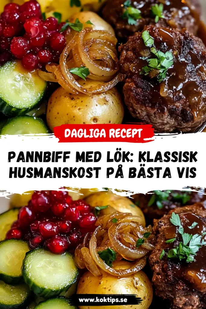 Pannbiff med lök
