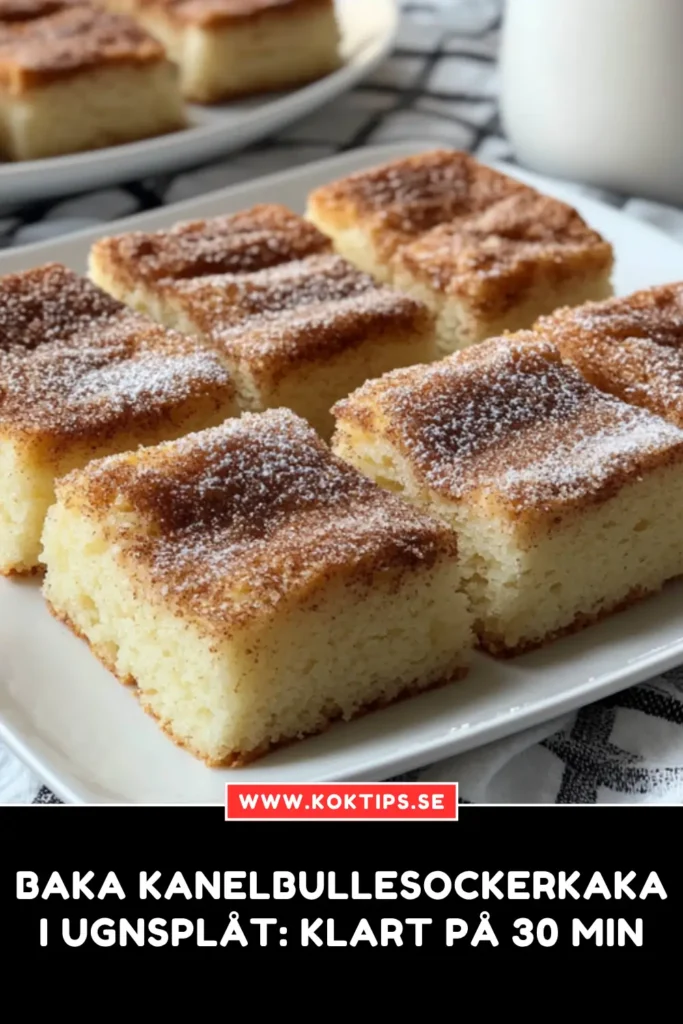 Kanelbullesockerkaka