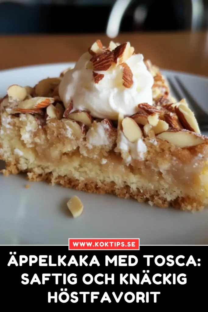 Äppelkaka med tosca