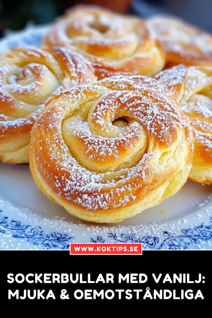 sockerbullar med vanilj